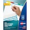 Avery Dividers, Index, 5Tab, Bright 25PK AVE11423 - alternate 1